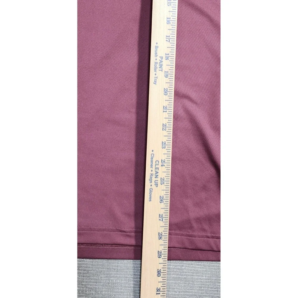 Adidas Golf‎ Mens Large Maroon Burgundy Short Sleeve Performance Polo Shirt L